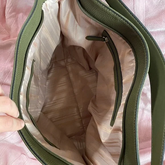 Labubu Bag Bundle! Fiorelli Olive Green “Beau” Large Hobo + Have A Seat “Baba” - Picture 16 of 16